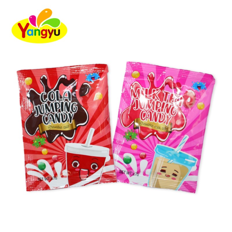 Popping Candy Supplier - Milk Tea Soda Flavor Good Taste