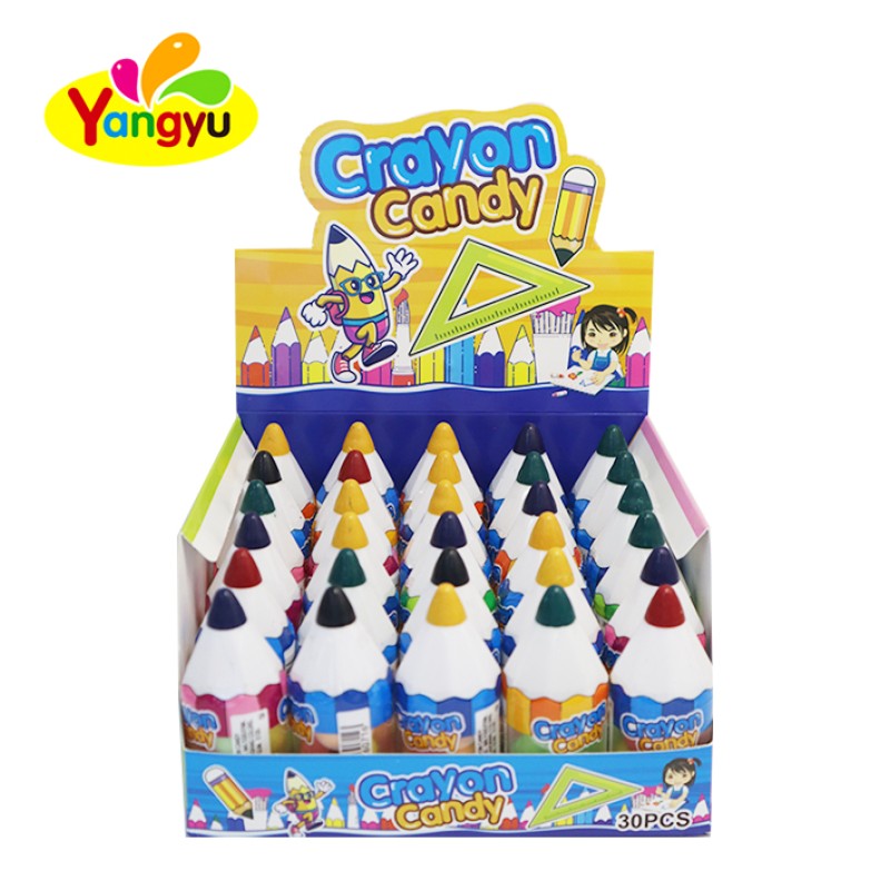 Crayon Candy Factory - Fruity Colorful Sweet Sour Chewy