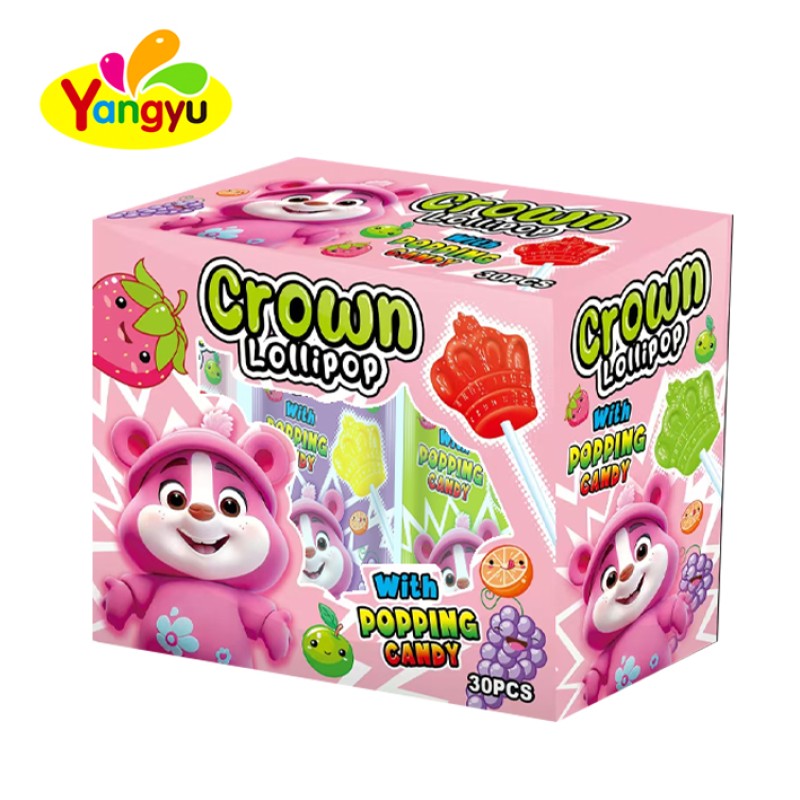 Lollipop Factory - Fruits Crown with Popping Candy