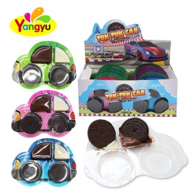 Car Chocolate Factory - Brown Sweet Liquid Biscuit Snacks