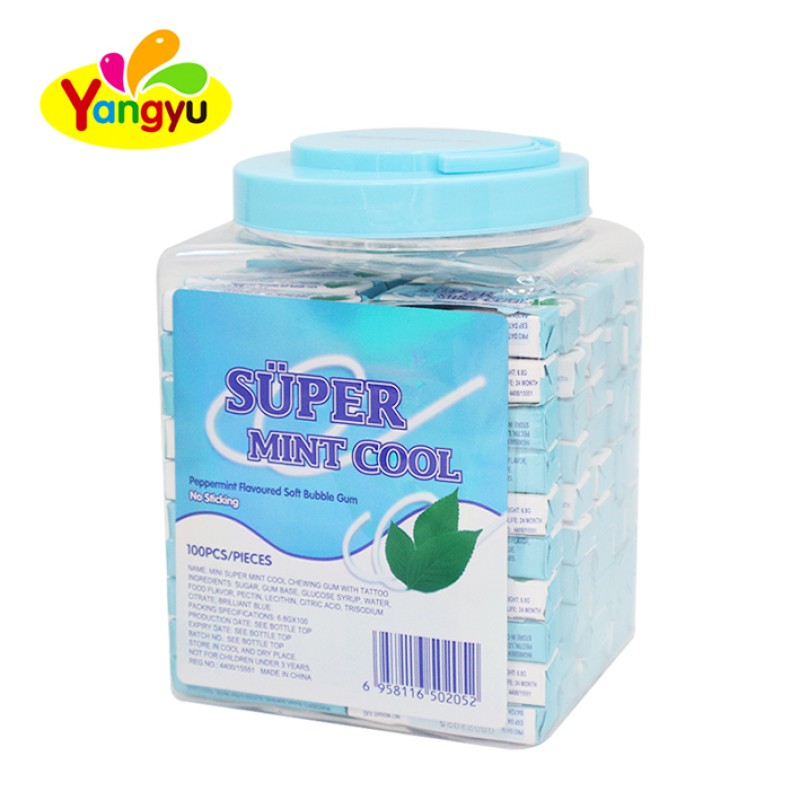 Chewable Gummies Manufacturer - Super Mint Cool Individually Packaged