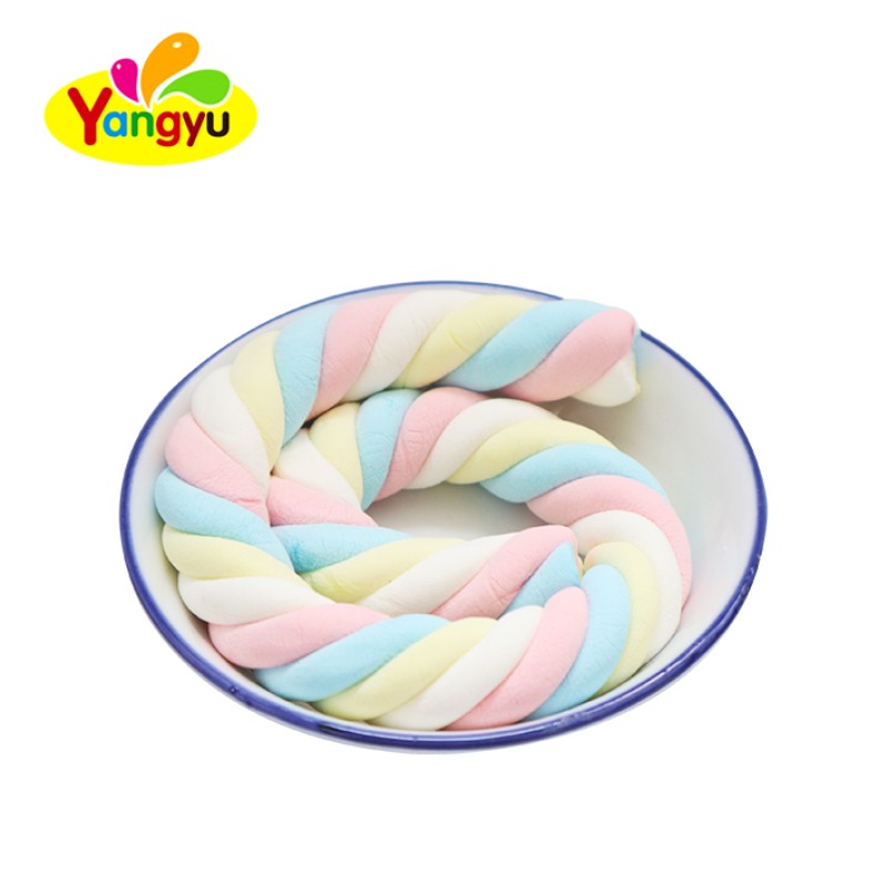 Twist Marshmallows Factory - Children Colorful Fruity Candy