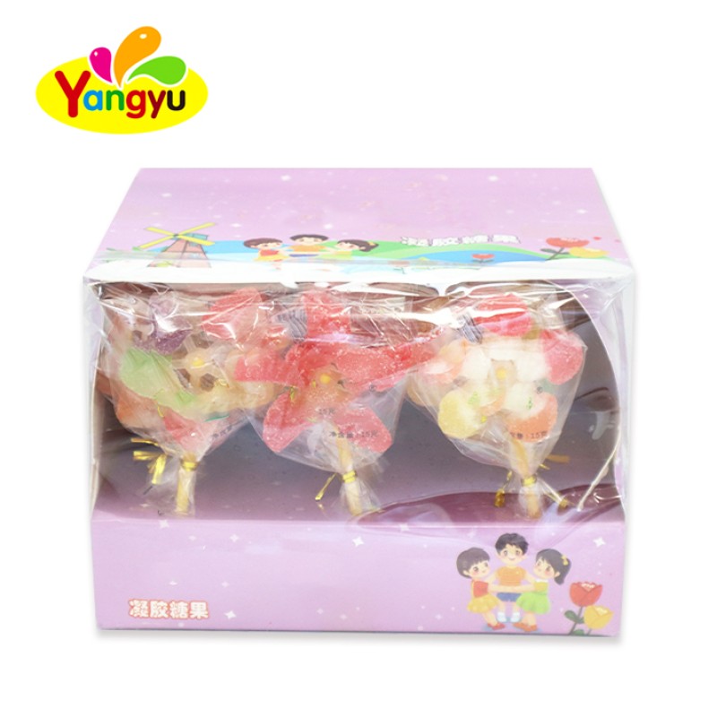 Windmill Lollipop Supplier - Shaped Chewy Gummy for Children