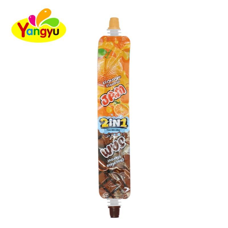 Chocolate with Biscuit Supplier - Two-in-One Liquid Multi-Colored