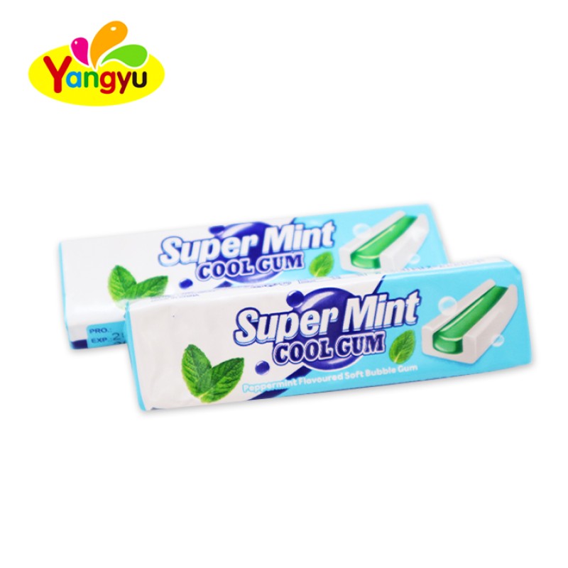 Mint Bubble Gum Manufacturer - Individual Packaging Super Cool
