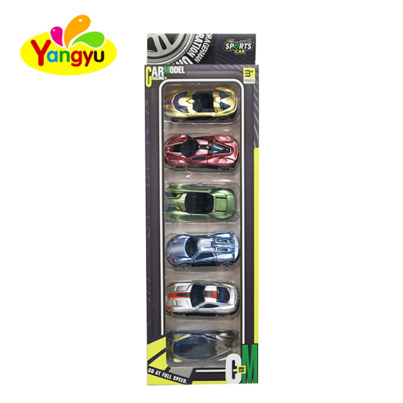 Pull Back Car Manufacturer - Mini Retro Colorful Original Packaging