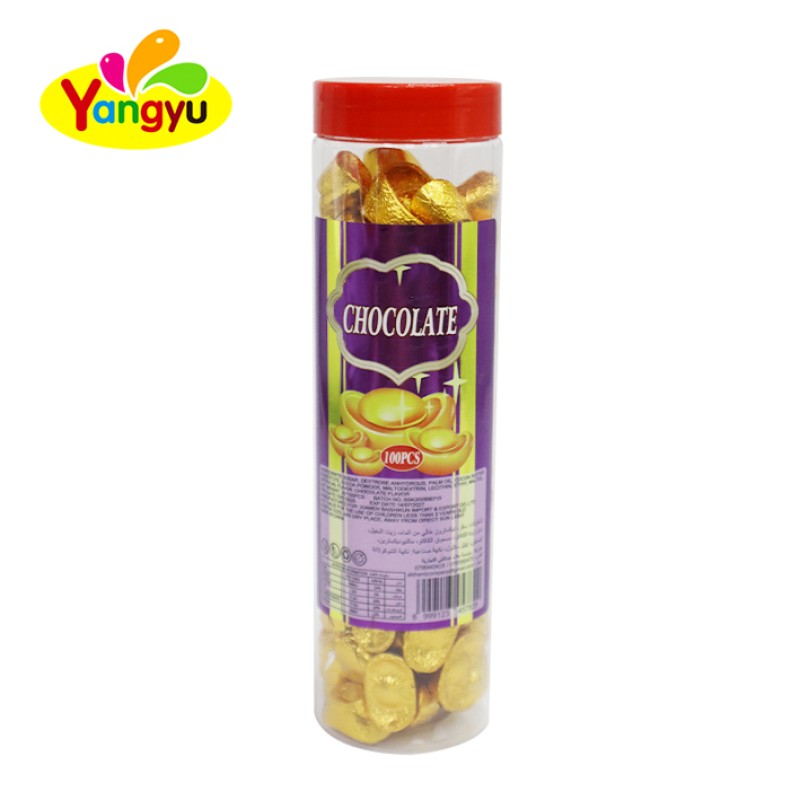 Gold Ingot Chocolate Manufacturer - Shaped in Jar Chocolate