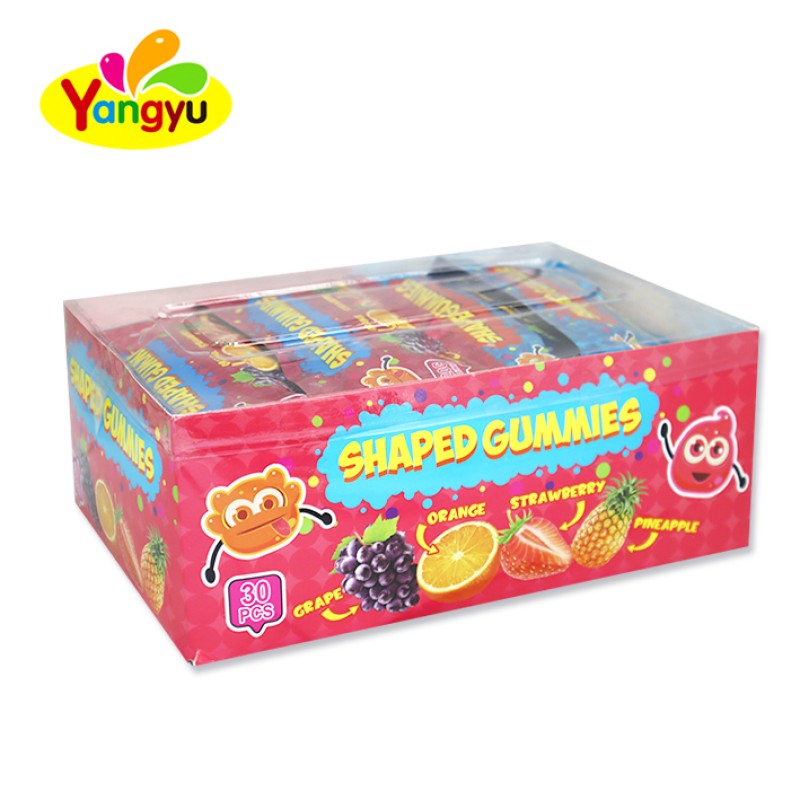 Shaped Gummies Manufacturer - 30PCS Fruit Flavored Box Halal