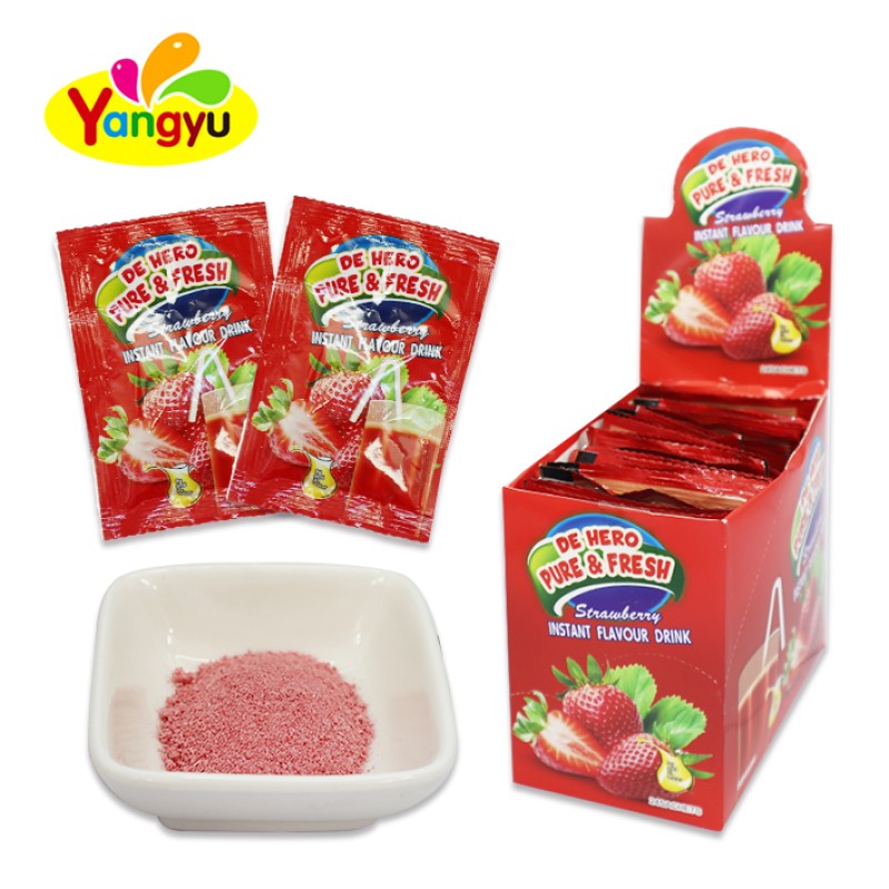 Instant Powder Drink Factory - Strawberry Flavor Fruit Drink