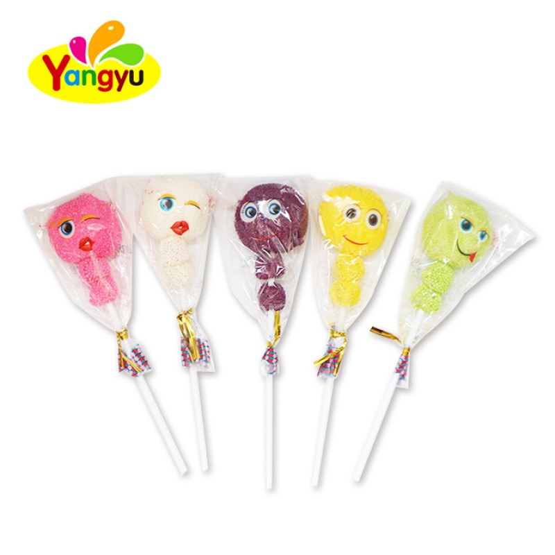 Pearl Lollipop Manufacturer - Cute Cartoon Baby Chewy Gummy
