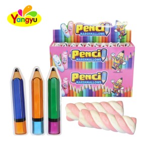 Pencil Marshmallow Manufacturer - Shaped Candy Snack for Children