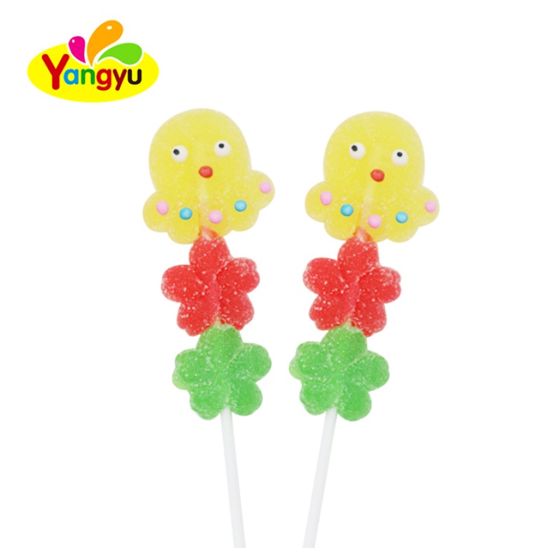 Jellyfish Lollipop Manufacturer - Colorful Shaped Chewy Gummy