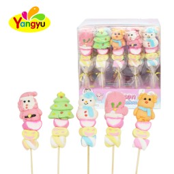 Marshmallow Lollipops Manufacturer - Cartoon Christmas Fruity Gifts