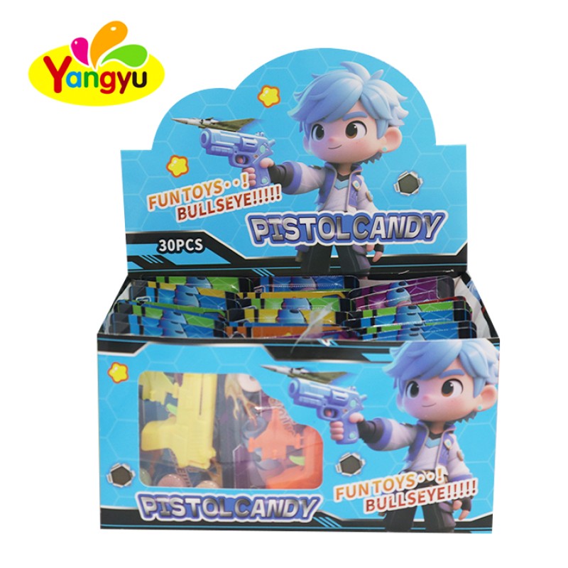 Plastic Toy Gun Manufacturer - Cartoon with Whistle Candy