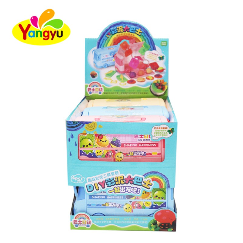 Bus Play Dough Factory - Cartoon Shaped for Kids