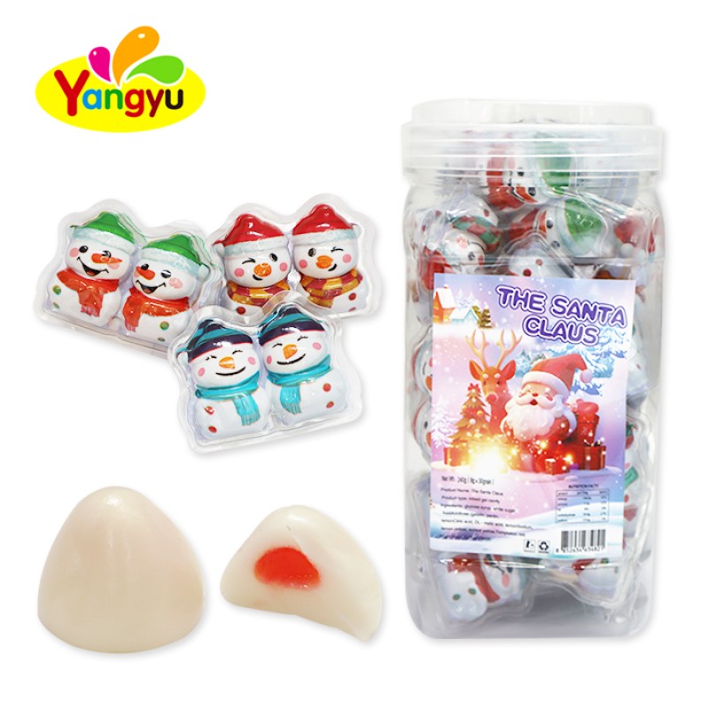 Soft Candy Factory - Snowman Shape Ice Cream Gummy