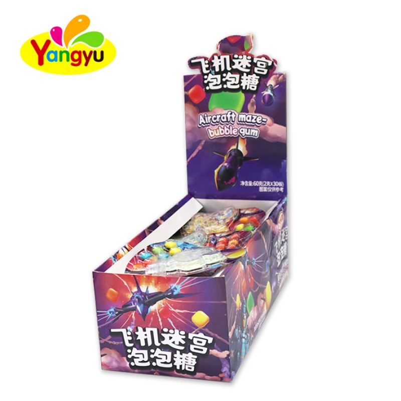 Aircraft Maze Toy Factory - with Colorful Bubble Gum Kids