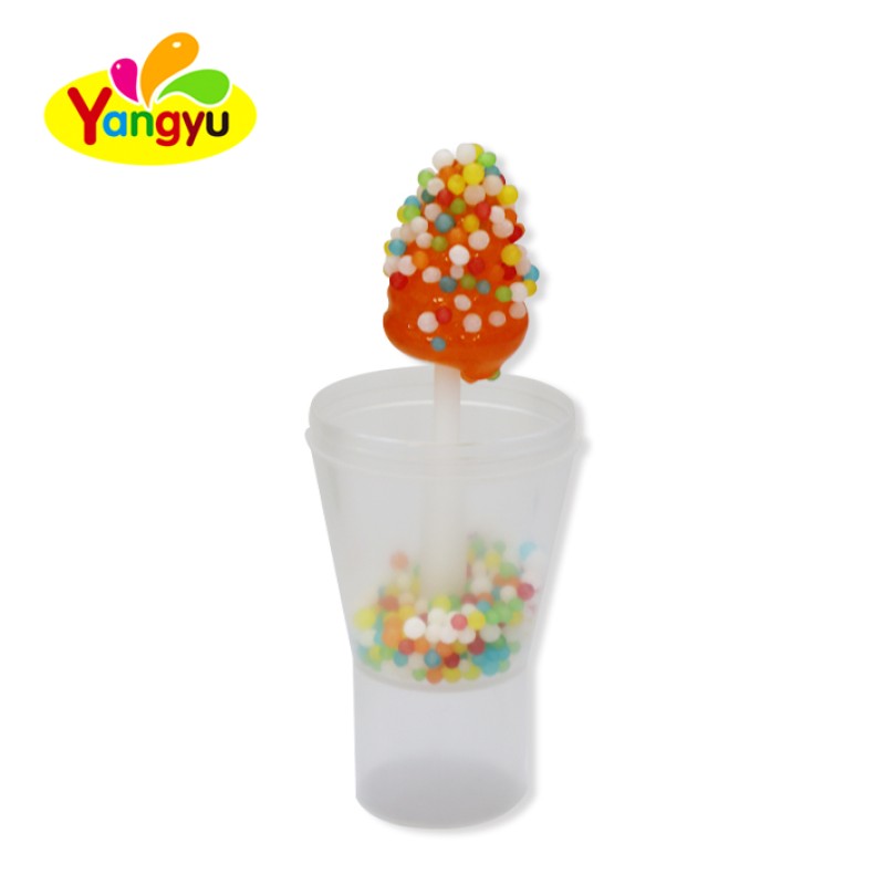 Ice Cream Lollipop Factory - Fruit Flavor Cone Particle Candy