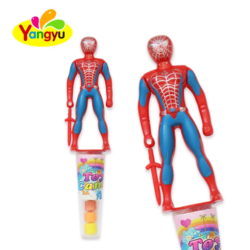 Spider-Man Toy Manufacturer - Cartoon with Candy Straw
