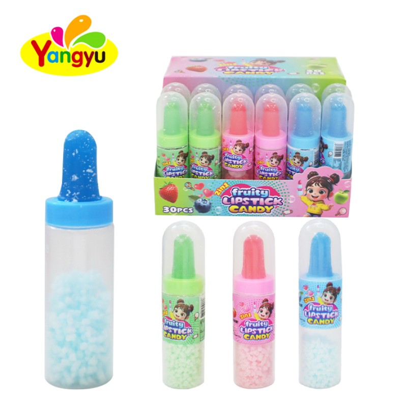 Lipstick Candy Supplier - Fruity Sour Powder Lollipops