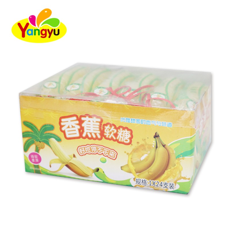 Banana Lollipops Factory - Shaped Chewy Gummy Gum