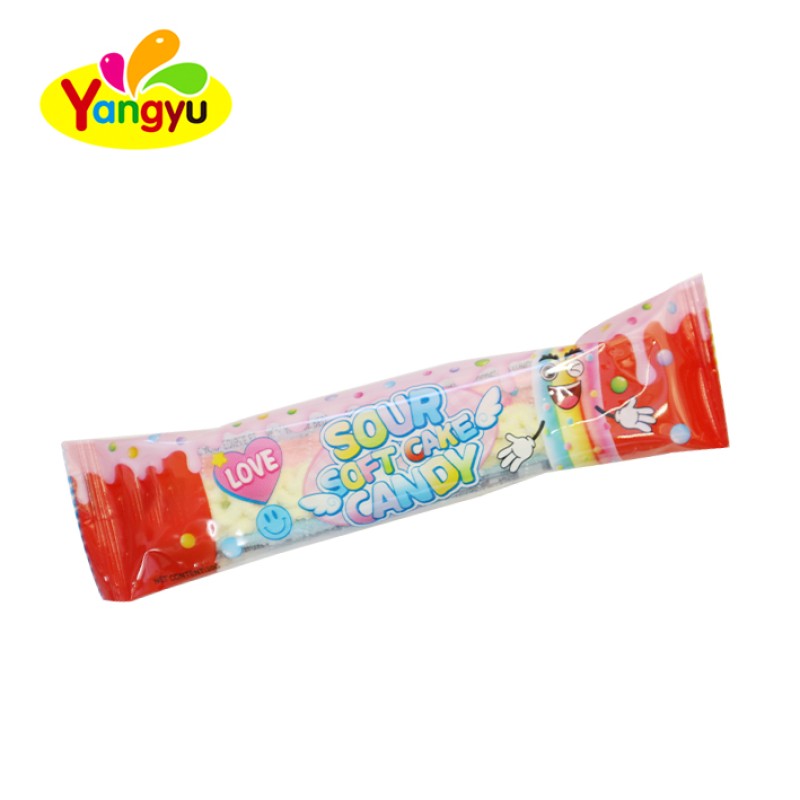 Marshmallows Factory - Rainbow Cake Soft Sweet Pearl Sugar