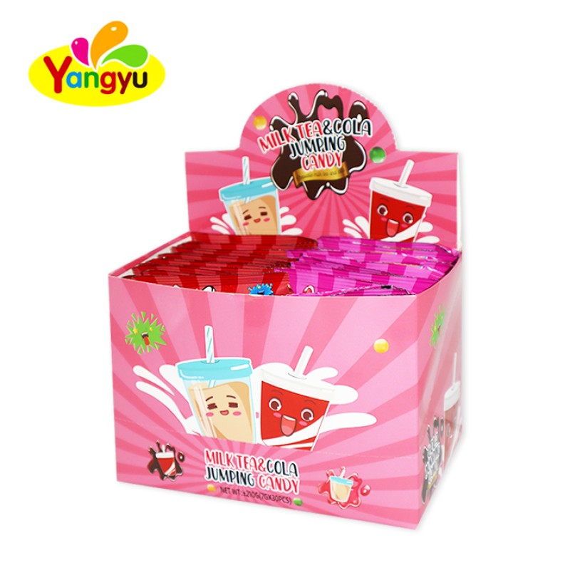 Popping Candy Supplier - Milk Tea Soda Flavor Good Taste