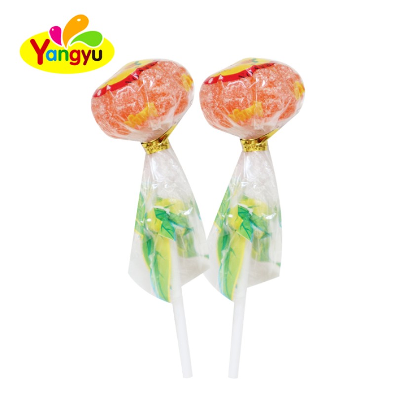 Kumquat Lollipops Supplier - Shaped Chewy Soft Gum