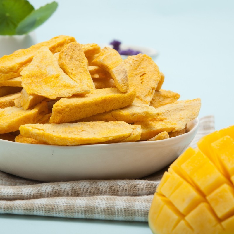 Freeze-Dried Mango Factory - Organic Slices Sweet Sour Natural