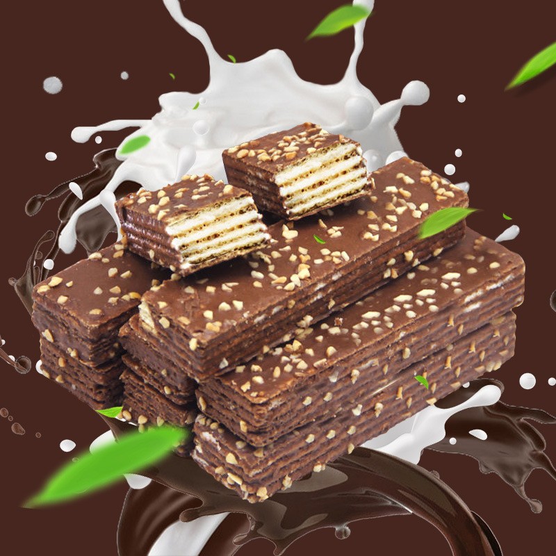 Chocolate Wafer Factory - Milk Chocolate Sandwich Biscuits