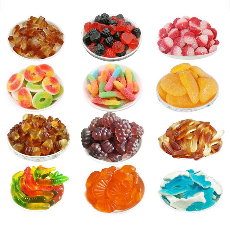 Gummy Candy Factory - Custom Halal Fruit Flavor Sweet Sour Coating