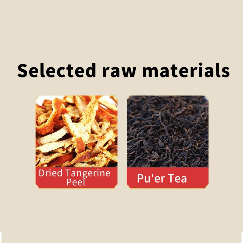 Pu Er Tea Supplier - Dried Tangerine 40-Bag Herbal Supplement