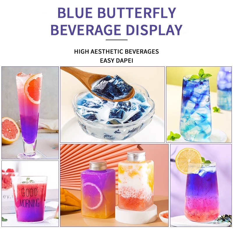 Butterfly Pea Tea Supplier - Color-Changing Herbal Custom Shape