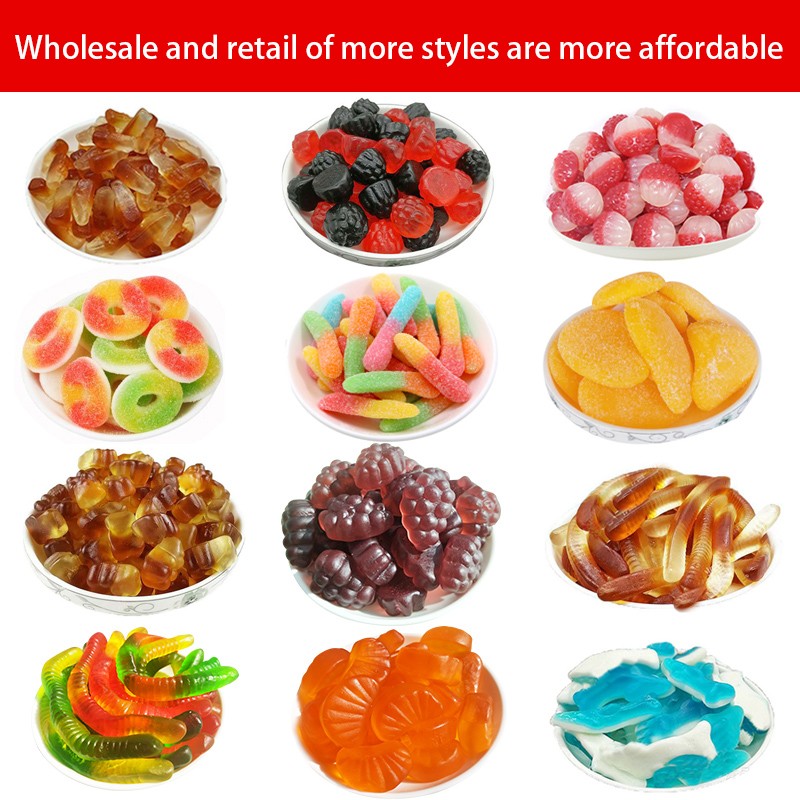 Heart Ball Gummy Factory - Halal Assorted Fruit Soft Sour Sweet