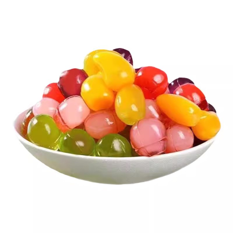 3D Gummy Candy Manufacturer - Fruit Shape Peelable Soft Jelly Bonbons