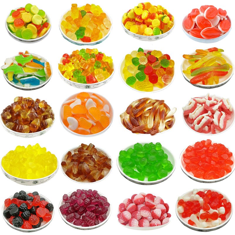 Sour Gummy Candy Factory - Halal Coated Fruit Flavor Soft Sugar