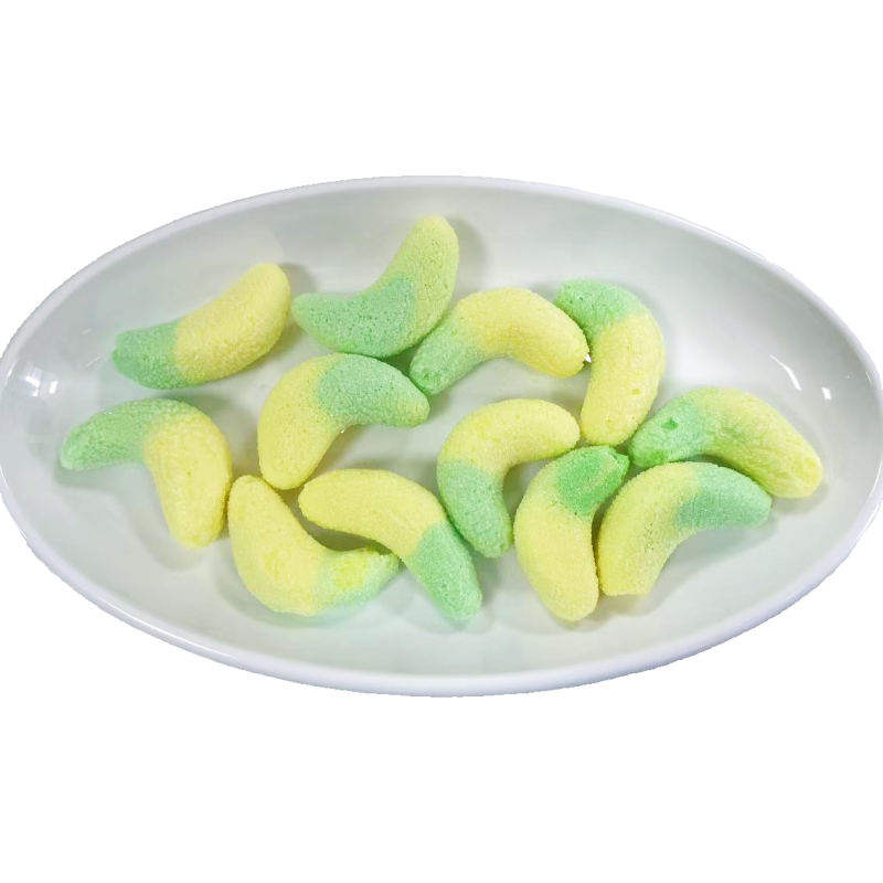 Freeze Dried Gummy Candy Factory - Fruit Shaped Orange Crispy Snack