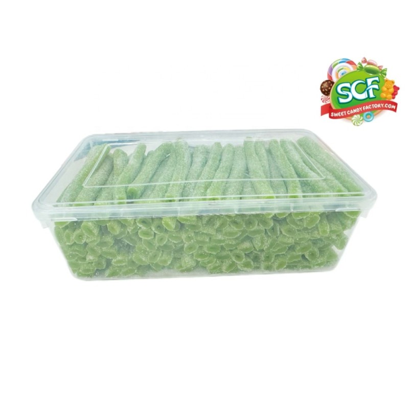 Gummy Candy Manufacturer - Apple Juice Licorice Sour Coated Bulk