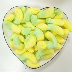 Freeze-Dried Gummy Candy Supplier - Banana Shaped Fruit Flavor Bulk