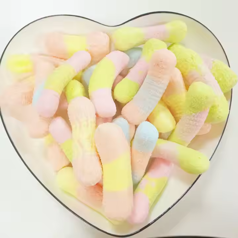 Freeze-Dried Gummy Candy Supplier - Rainbow Bean Fruit Shapes Bulk