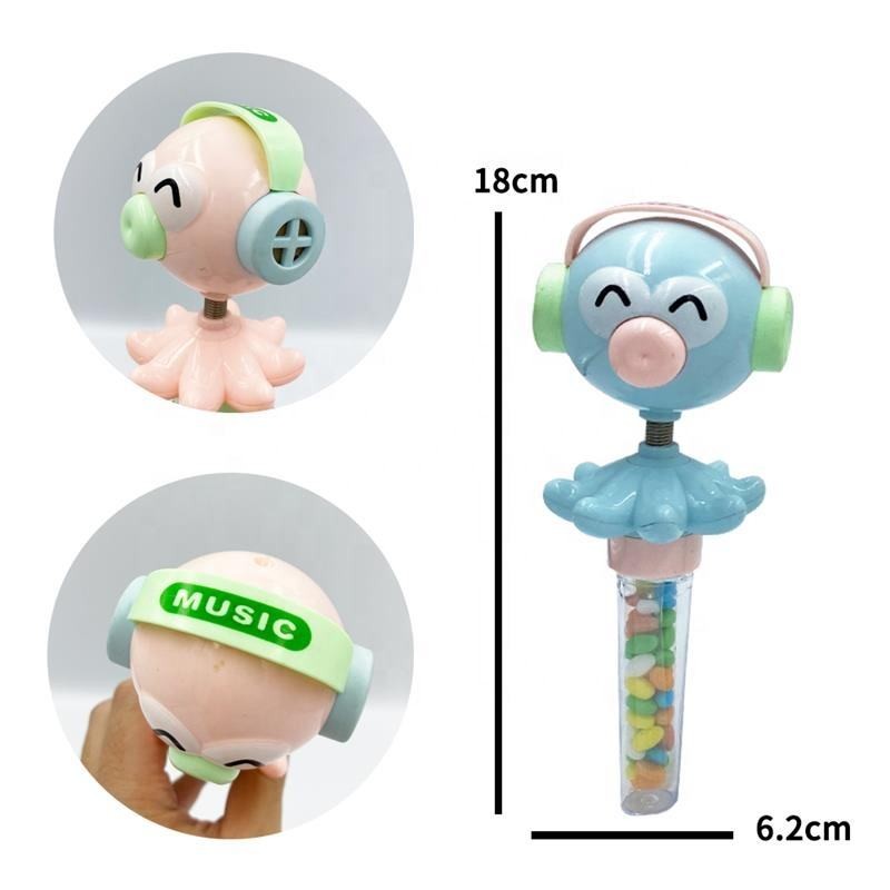 Octopus Candy Toy Supplier - Charming Head Shaking Candy Toy