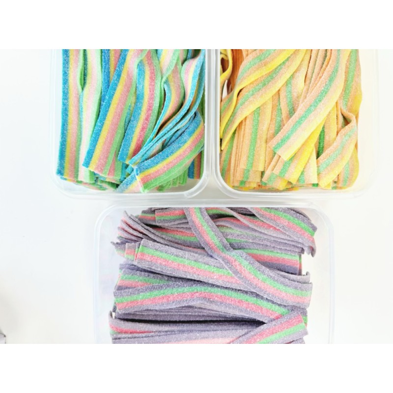 Rainbow Sour Strips Factory - Customizable Halal Chewy Bulk Packed