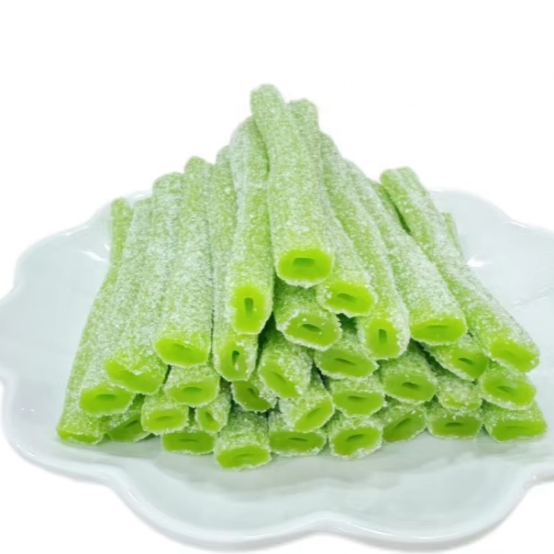 Gummy Candy Manufacturer - Apple Juice Licorice Sour Coated Bulk