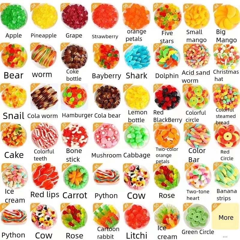 Gummy Candy Supplier - Colorful Assorted Fruit Bulk Christmas