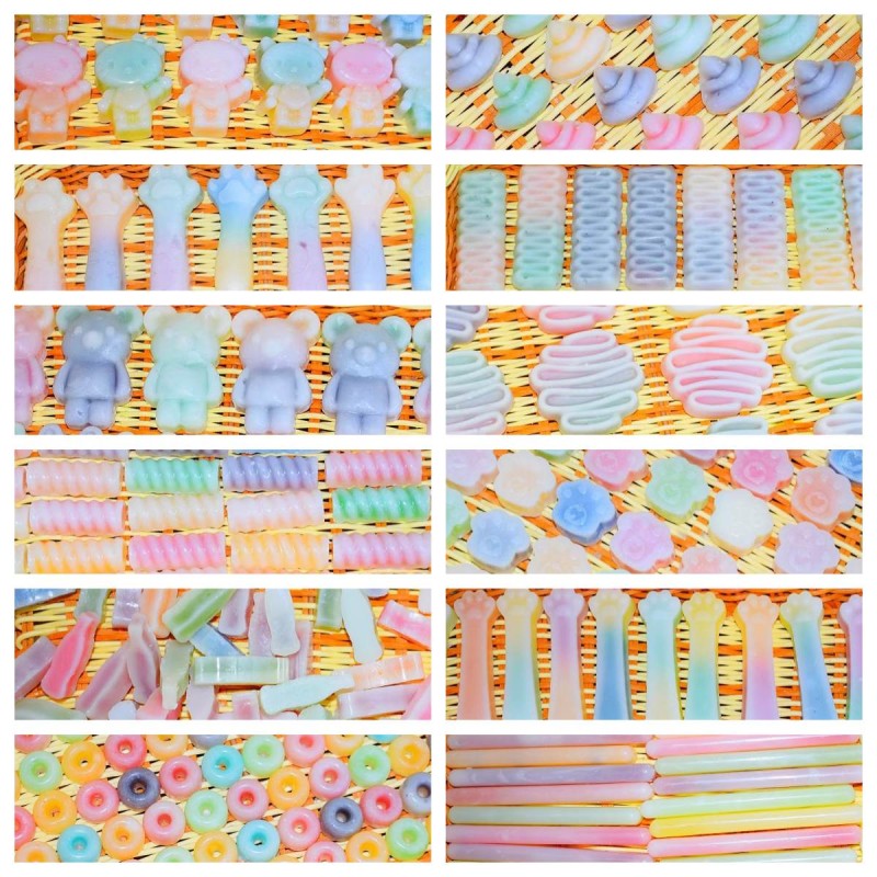 Wax Bottle Candy Supplier - Lobster Turtle Shape Jam Filled