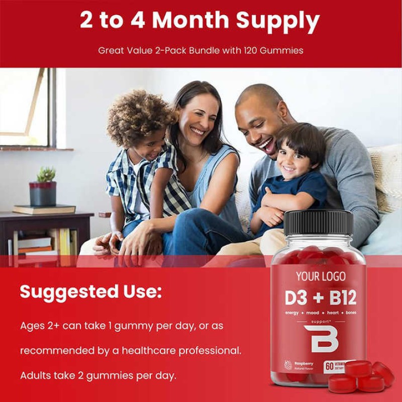 Biotin Gummies Factory - 10000 MCG Collagen Keratin Custom