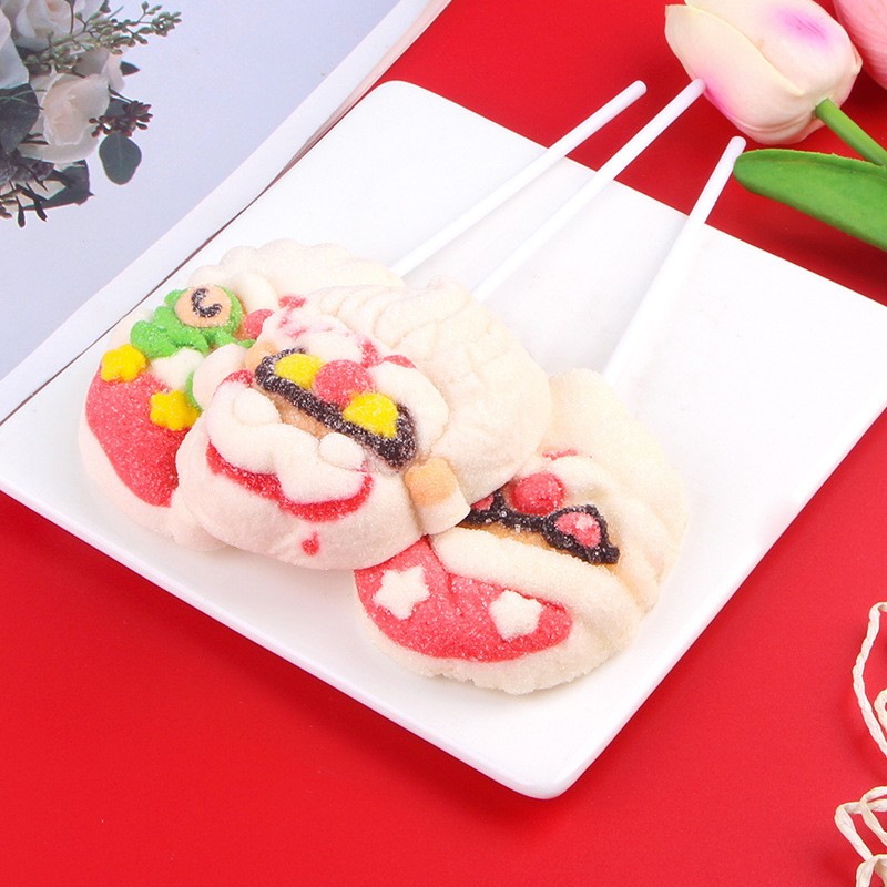 Christmas Candy Supplier - Halal Certificate Marshmallow Lollipop
