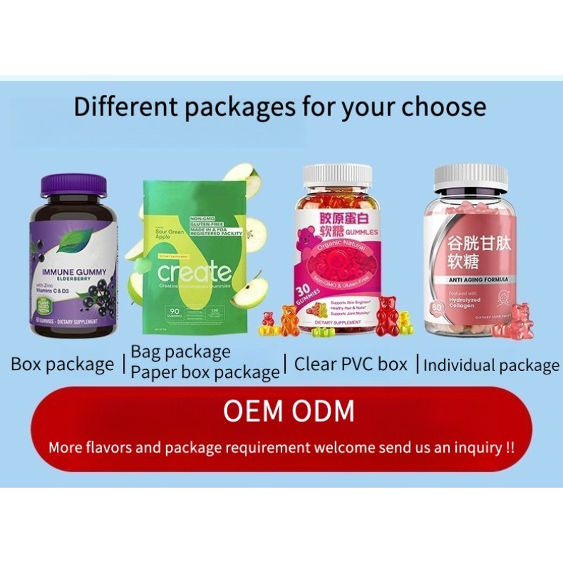 Collagen Gummies Supplier - Strawberry Flavor Vitamin C