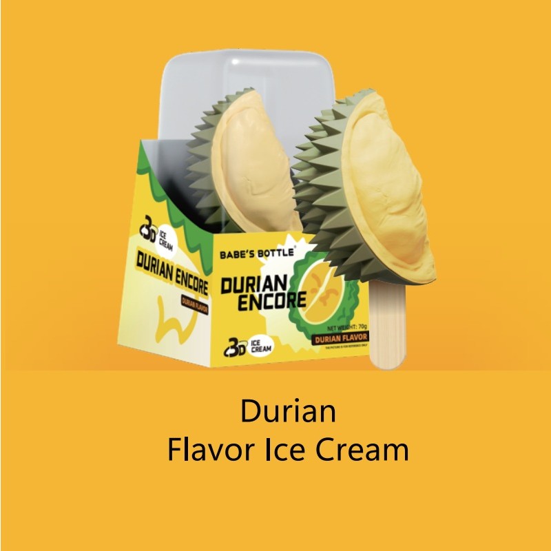 Exotic Ice Cream Manufacturer - Durian Grape Pineapple Melon Flavors