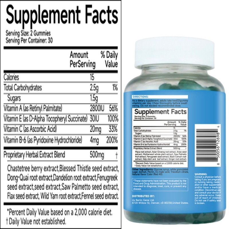 Brain Booster Gummy Manufacturer - Vegan Mushroom Functional